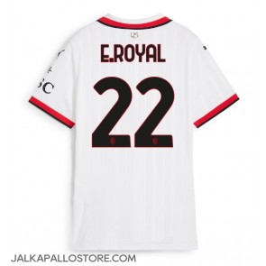 AC Milan Emerson Royal #22 Vieraspaita Naisten 2024-25 Lyhythihainen